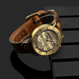 Montre en cuir à quartz pour femmes montres-bracelets à quartz vintage montres-bracelets