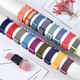 Bracelet en nylon pour Apple Watch Band dehors Loop Band Correa iWatch Series 8 7 SE 6 5 3