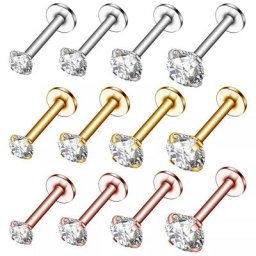 Boucles d'Oreilles en Acier pour Femme 1 Pièce Générateur Cartilage Tragus Helix Piercing