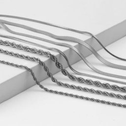 Bracelet de cheville en acier inoxydable pour femme lien de document argenté plage pied jambe