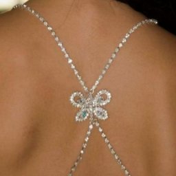 Stonefans-Bretelles de soutien-gorge papillon en biscuits pour femmes bijoux de mariage JOPatients