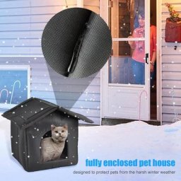 Nid d'extérieur pliable et lavable pour animaux de compagnie lit de diversification pour chat