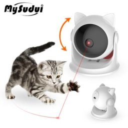 Jouet laser coule automatique pour chats teaser d'activité chaton chargement USB intelligent
