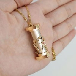 Collier Mini kaléidoscope monoculaire lentille de caméra Fractal 3D pendentif kaléidoscope bijoux