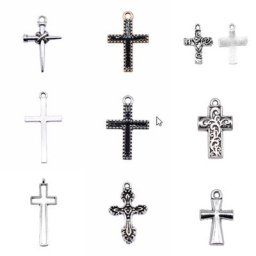 Breloques en émail noir Double face pendentif pour la fabrication de bracelets