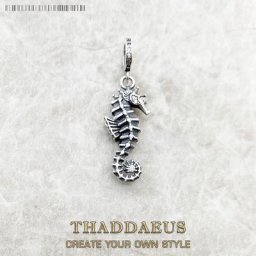 Pendentif hippocampe Maritime fait à la main nouveau bijou fin en argent Sterling 925 véritable