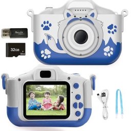 Caméra numérique 40mp HD pour enfants jouets dessin animé petit appareil photo cadeaux