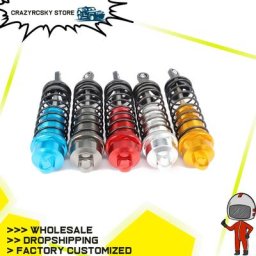 Amortisseur de choc en aluminium 122mm réglable avec huile pour rc voiture 1/8 camion pièces de