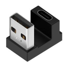 Adaptateur USB 3.0 à Angle droit de 90 degrés connecteur mâle à Type C femelle pour ordinateur