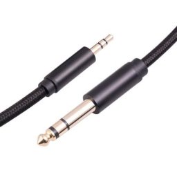 Câble stéréo N58E 3.5mm à 6.35mm 6.35mm 1/4 à 3.5mm 1/8 TRS pour guitare