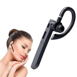 Casque d'écoute sans fil BT mains libres avec crochets auriculaires réglables oreillettes