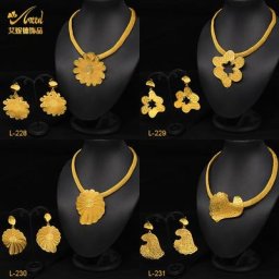 ANIID-Ensemble de bijoux de luxe pour femmes collier irrégulier boucle d'oreille grand pendentif