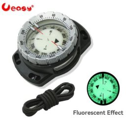 Ueasy-Boussole de vision de bracelet boussole de navigation de plongée sous-marine portable cadran
