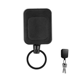 Porte-clés ceinture mousqueton rétractable anti-perte et antivol porte-clés rétractable pour