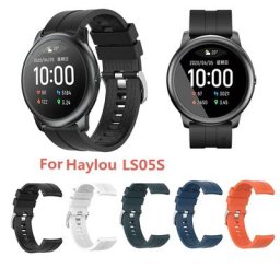 Bracelet en silicone compatible avec Haylou LS05S remplacement coloré accessoires de support