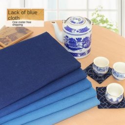 Batik indigo fait à la main pour femmes pur coton vieux grill bleu Sashiko tissu pour robe