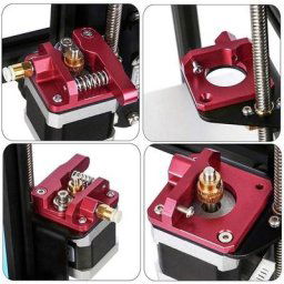 Extrudeuse pour imprimante 3D MK8 Kit de commande d'alimentation en métal amélioré en aluminium de