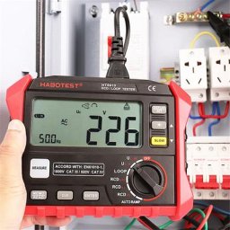 Grand mégohmmètre numérique LCD HT5910 4.7 pouces voltmètre 02/10/2018 RCD testeur de boucle