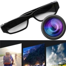 Lunettes d'équitation légères avec mini caméra HD lunettes intelligentes enregistreur vidéo DVR