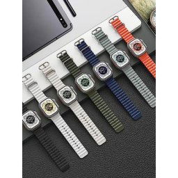 Bracelet Ultra Correa pour Apple Watch Bracelet Ocean iWatch Series 7 8 6 5 4 3 SE 49mm