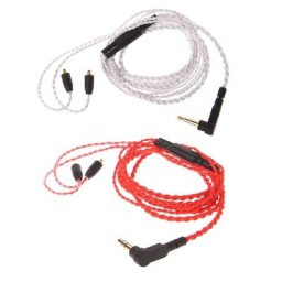 Fiches plaquées or pour câble de téléphone de sauna accessoires de casque Shure SEflle UE900