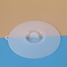 Couvercle de Tasse en Silicone Transparent Réutilisable Anti-Fuite Mignon pour Café Eau