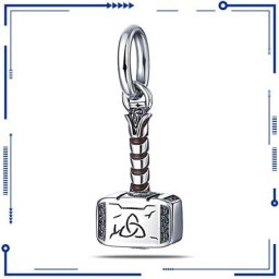 Marvel Avengers Thor Hammer Charm Bead pour femme convient au bracelet Pandora original perles