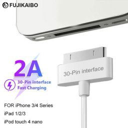 Câble de données de charge rapide 30 broches 1 à 2 pièces pour iPhone 4S 4 3GS iPad 1 2 3 urgent