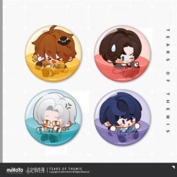 Sunsyea – Badge officiel en forme de larmes d'themis Merch miHoYo authentique Version Q Raven