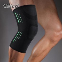 Vilico – genouillère élastique respirante pour homme et femme protection enveloppante pour le