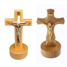 Table catholique Q0KF avec support Crucifix de décoration d'église