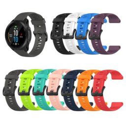 Bracelet de rechange en silicone compatible avec Garmin Forerunner 945 935 Fenix 5 Plus