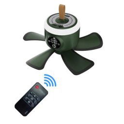 Ventilateur de plafond aste USB portable lampe LED veilleuse télécommande engrenages à 4