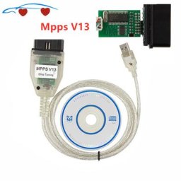 Câble de Diagnostic ECU MPPS V13.02 Firmware V13 v16 Réglage de Puce 12V OBD2 Scanner Port USB