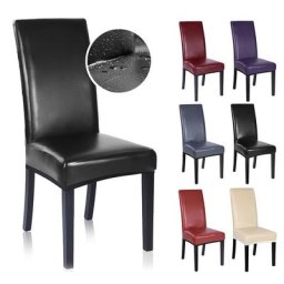 Juste de chaise de salle à manger en PU imperméable housses de protection pour salle à manger