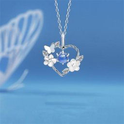 Collier papillon pour femmes ensemble de 2 pièces mode d'amitié chaîne de clavicule exquise pour