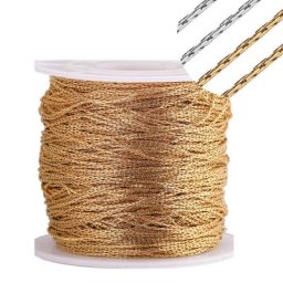 Câble de document minuscule en or en acier inoxydable bijoux de bricolage exécutif vente en gros