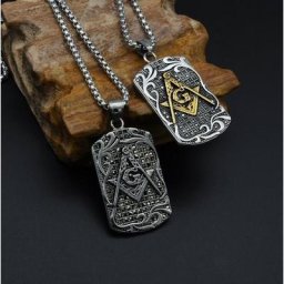 Collier avec pendentif et Badge Logo pour homme accessoire de mode décontracté nouveauté