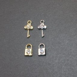 ERUIFA-Mini serrure à clé avec biscuits pour fille collier en alliage de zinc boucle d'oreille