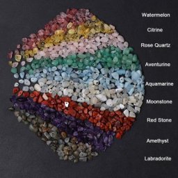 Perles en pierre de gravier de quartz de forme libre perles de puces naturelles forme irrégulière