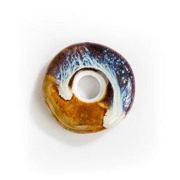 40 #2 pièces pendentif en céramique de forme spéciale irrégulière abstraite perles rétro pour la