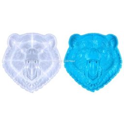 DIY Bear Head Wall Decor Silicone Mold Desktop Ornament Craft for Beginner