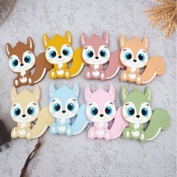 Chengkai – anneau de dentition en Silicone pour bébé 10 pièces jouet à mâcher sucette factice
