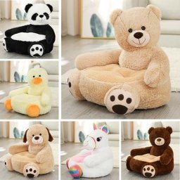 Chaise de canapé pour enfants siège en peluche coussin en peluche coussin coussin coussin ours