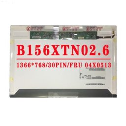 B156XTN02 6 P/N 0C00338 FRU 04X0513 15.6 pouces 1366*768 EDP 30PINS 60% NTSC 220 cd/m² 60HZ