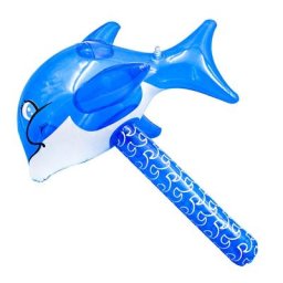 Jouets Gonflables en PVC Colorés en Forme de Dauphin pour Enfant Bâtons Gonflables Accessoires
