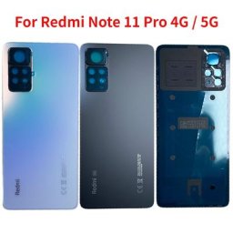Verre arrière d'origine pour Xiaomi Redmi Note 11 Pro 4G 5G couvercle de batterie remplacement du