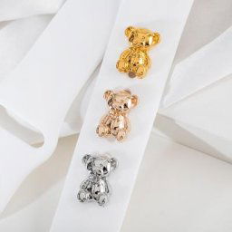 Breloques décoratives pour Bracelet Apple dessin animé patte mignon petit ours bijoux pour