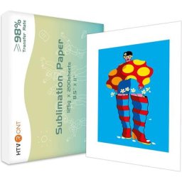 HTVRONT – papier transfert thermique par Sublimation à jet d'encre 200 feuilles 8.5x11 pouces