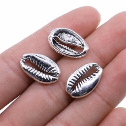 WYSIWYG 10 pièces 6 couleurs 12x19mm breloques perles coquille métal en alliage de Zinc bijoux